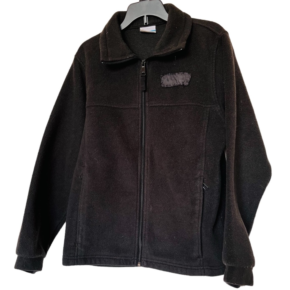 Columbia Fleece Zip-up Jacket with Convertible Turtleneck Collar - Picture 1 of 11